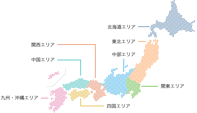 相続勉強会エリアマップ