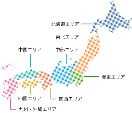 相続勉強会エリアマップ